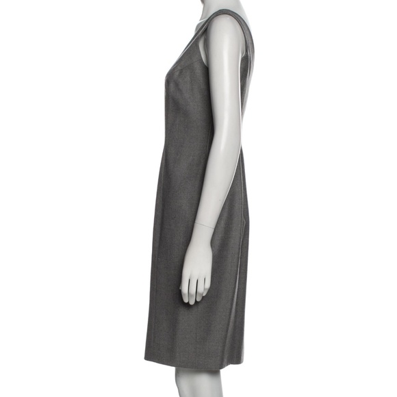 John Galliano Wool and Silk Sheath Dress - Picture 2 of 6